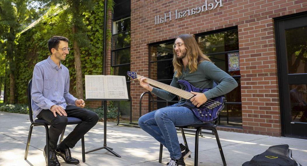 Music Composition student with Dr. Conklin